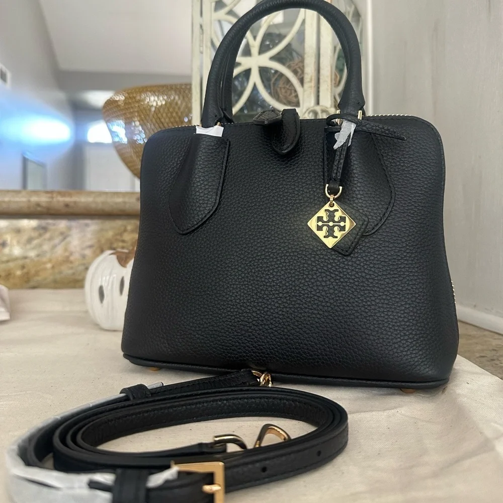 Tory Burch Mini Leather Swing Crossbody Bag ~NWT~ Black